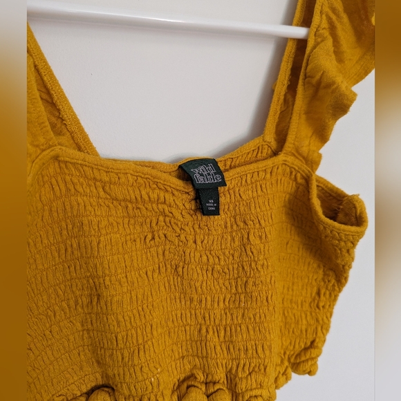 Mustard crop top - Picture 2 of 3
